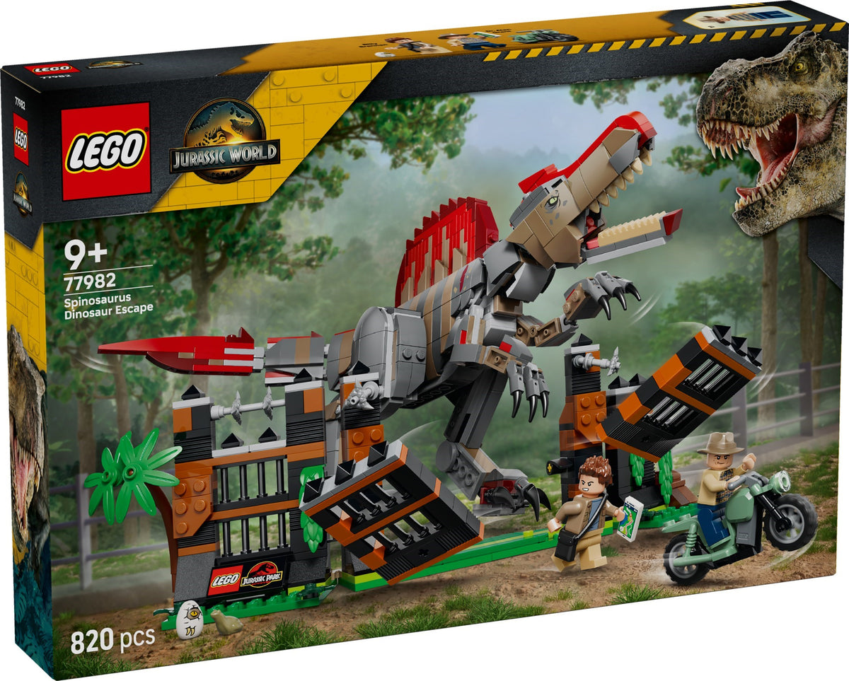 LEGO Jurassic World 77982 fuga dal dinosauro spinosauro