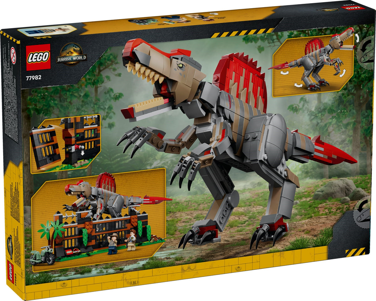 LEGO Jurassic World 77982 fuga dal dinosauro spinosauro