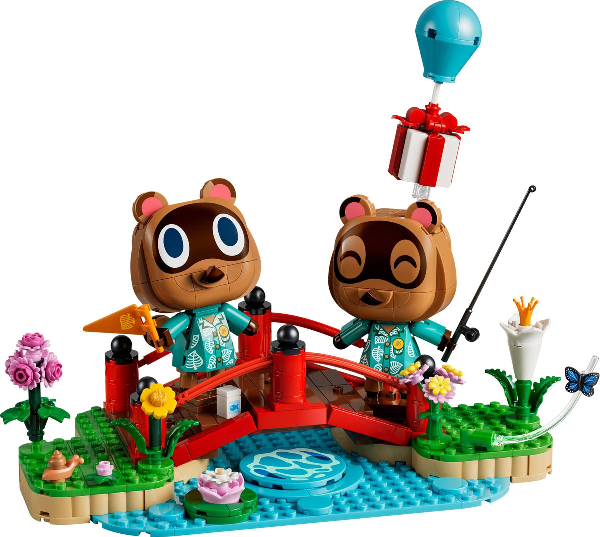 LEGO Animal Crossing 77059 una giornata all'aria aperta per mirco e marco
