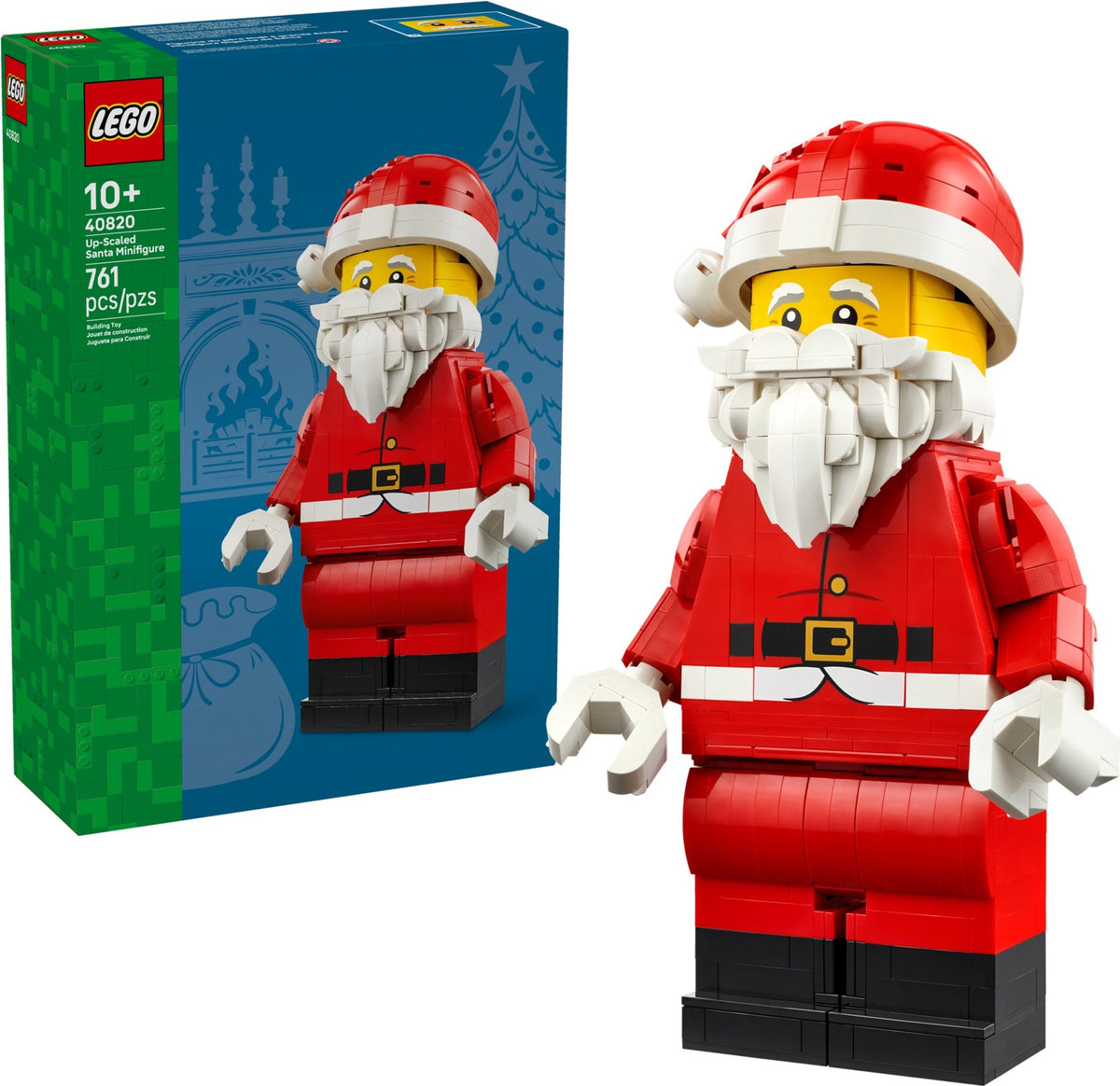 40820 grande minifigure di babbo natale