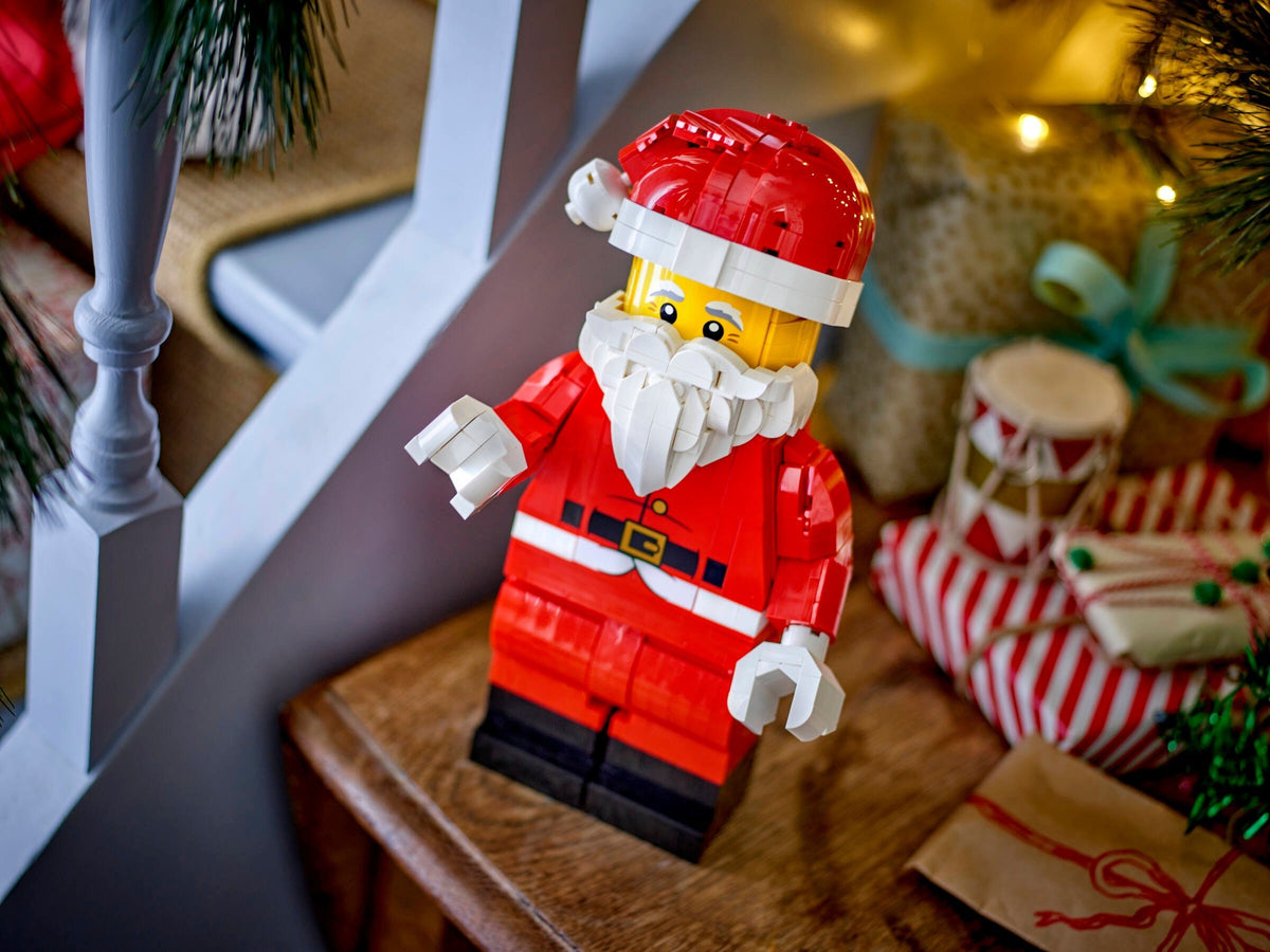 40820 grande minifigure di babbo natale