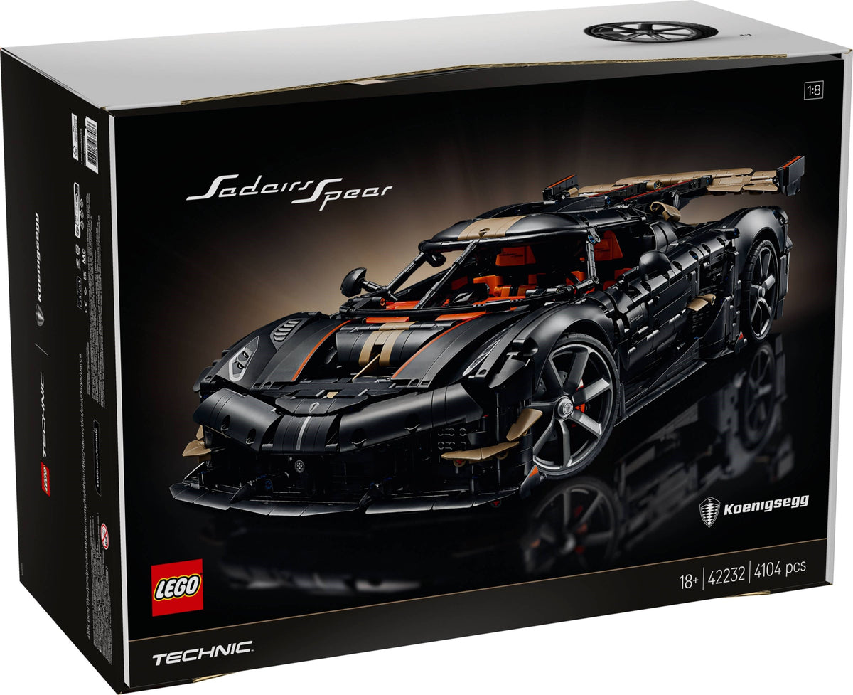LEGO Technic 42232 hypercar koenigsegg sadair's spear