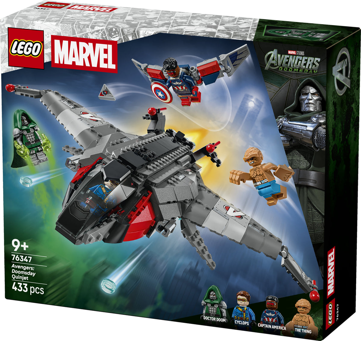 LEGO Super Heroes 76347 avengers: doomsday quinjet