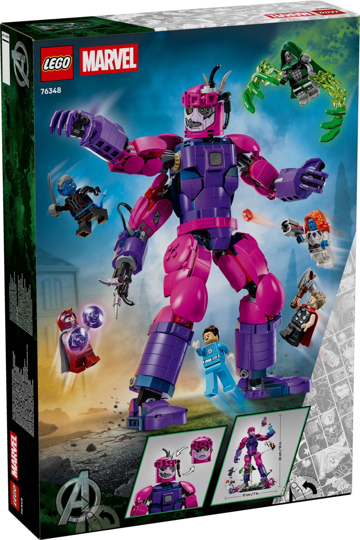 LEGO Super Heroes 76348 battaglia epica: avengers: doomsday