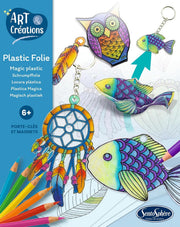 art e créations - plastic folie - portachiavi con magnete
