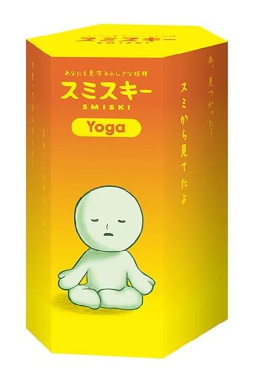 smiski yoga series glow - blind box 1pz