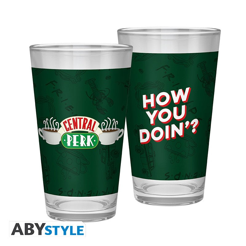 friends - large glass - 400ml - central perk
