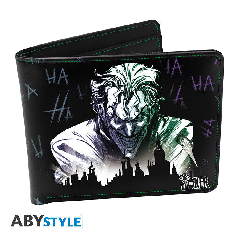 dc comics - laughing joker portafoglio in vinile