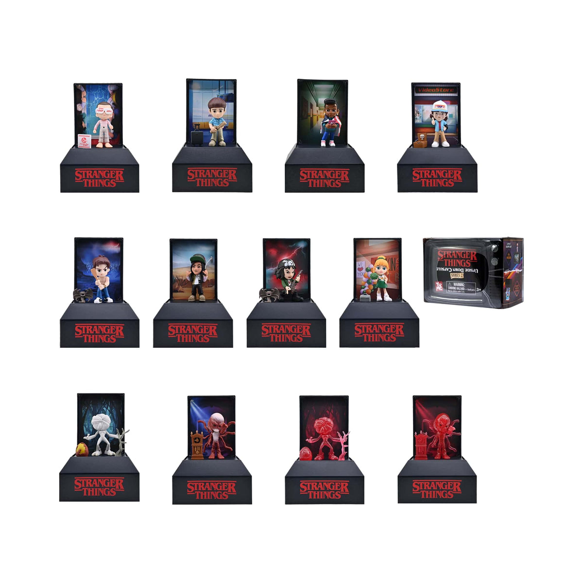 stranger things - upside down capsule serie 2 blind box - 1 personaggio assortito