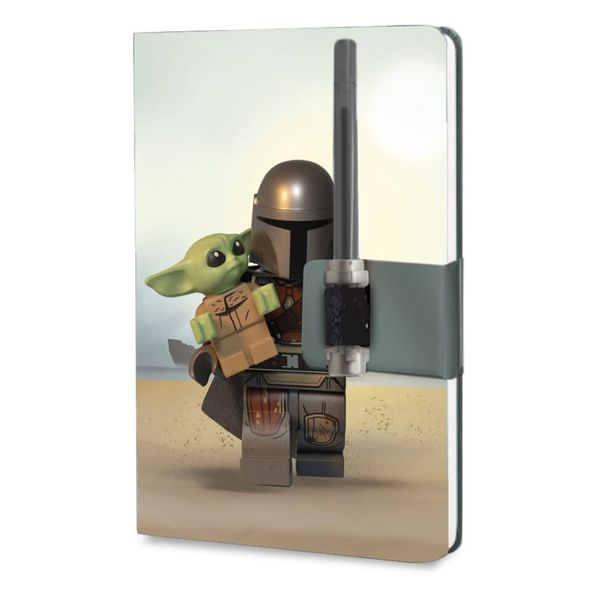 Cancelleria notebook mandalorian più penna gel