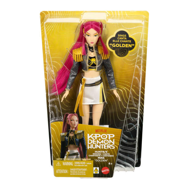 kpop demon hunters - mira singing doll - fashion doll 30cm