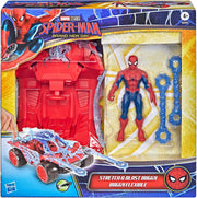 spider man - brand new day - action figure con buggy con spararagnatele