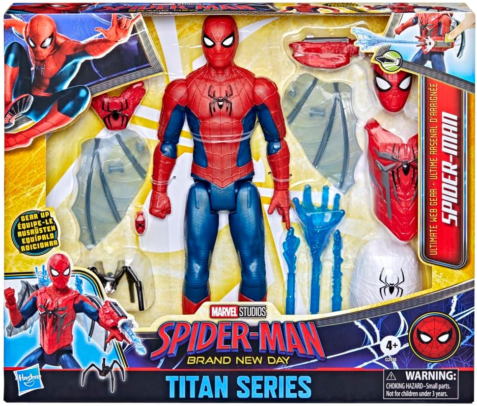 spider man - brand new day - titan hero con accessori