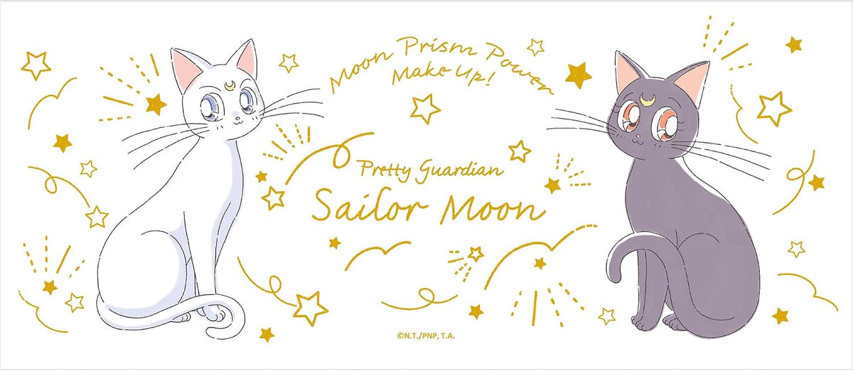sailor moon - luna & artemis gatti - tazza 320ml