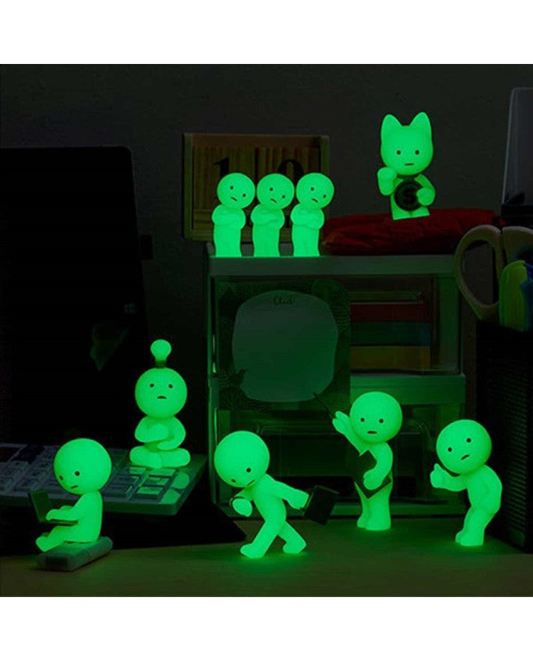smiski at work series glow - blind box 1pz