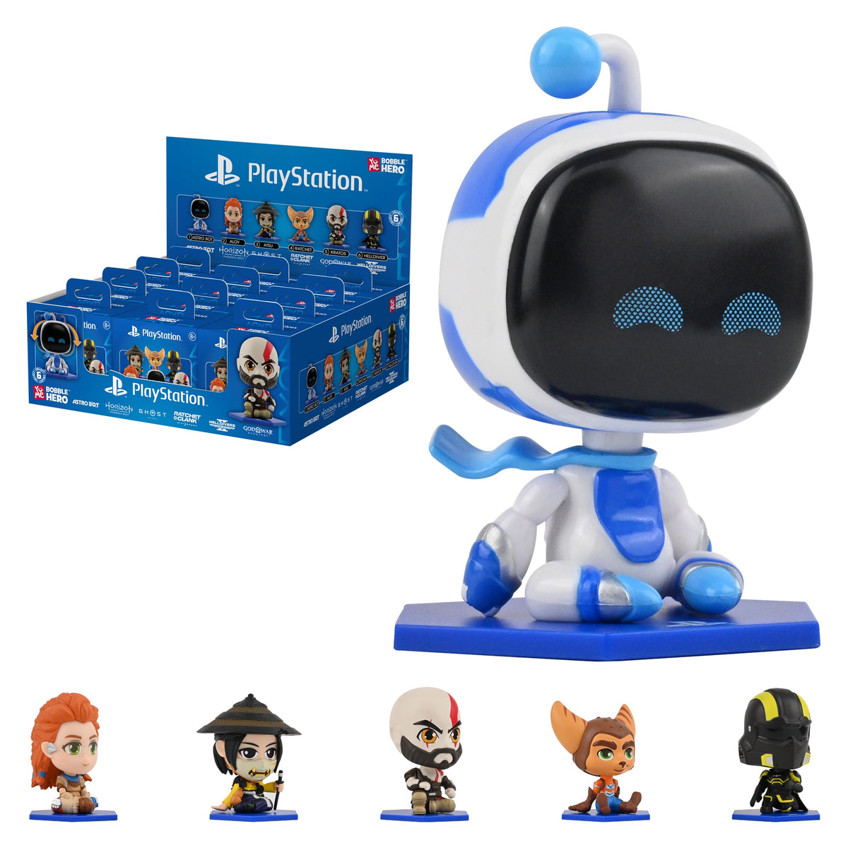 playstation - bobble hero blind box - 1 personaggio assortito