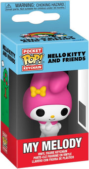 sanrio: my melody 4cm - funko pocket pop! portachiavi