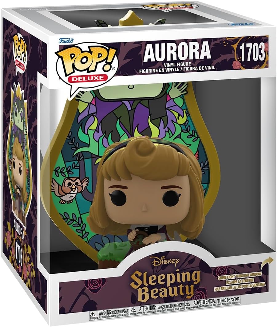 sleeping beauty - aurora (glass) 9cm - funko pop! 1703