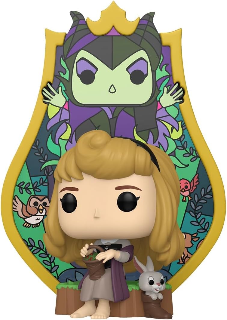 sleeping beauty - aurora (glass) 9cm - funko pop! 1703
