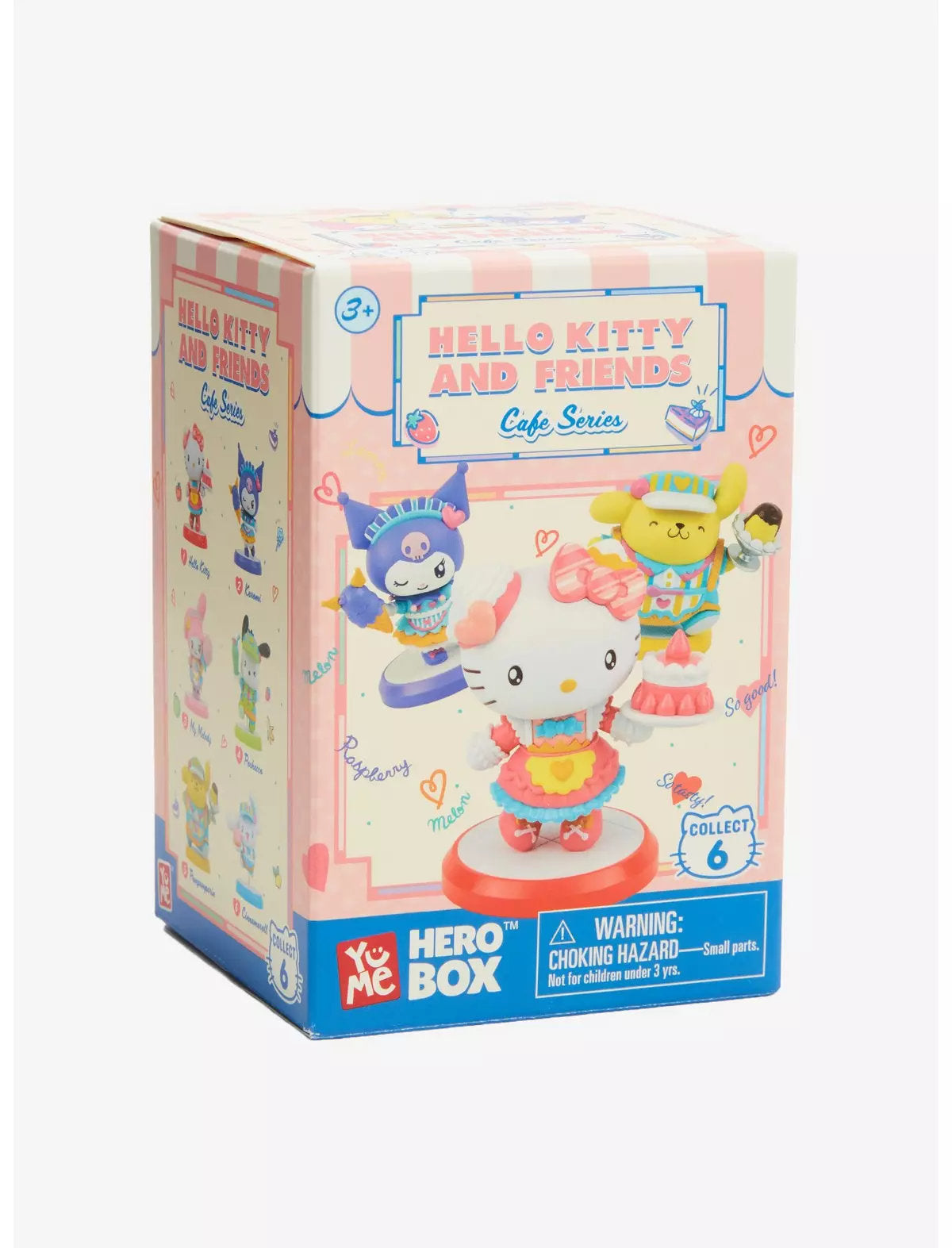 hello kitty and friends - hero blind box cafe series - 1 pz assortito