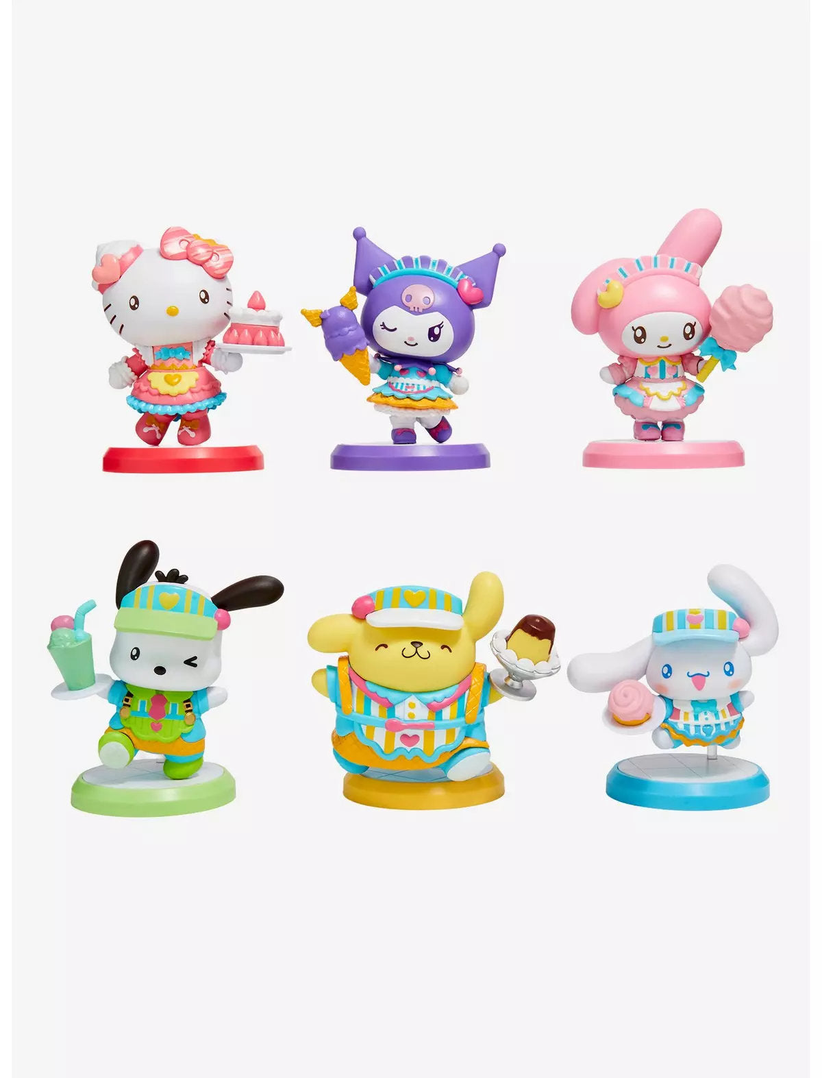 hello kitty and friends - hero blind box cafe series - 1 pz assortito
