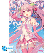 hatsune miku - poster maxi 91,5x61cm - cherry blossom