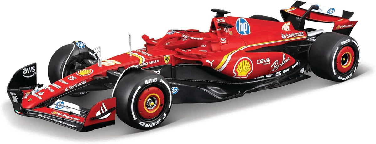 formula 1 - f1 ferrari sf-24 - #16 leclerc con personaggio 1:24