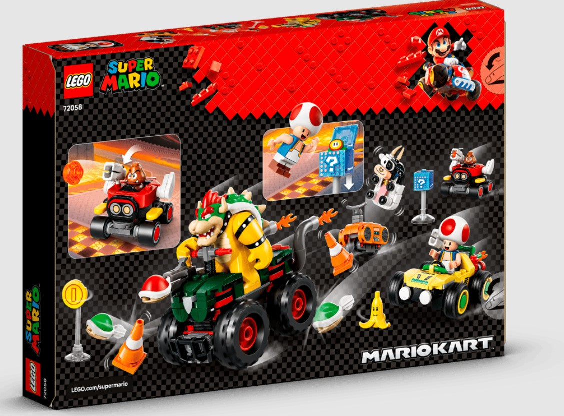 LEGO Super Mario 72058 mario kart™ corsa ruggente di bowser