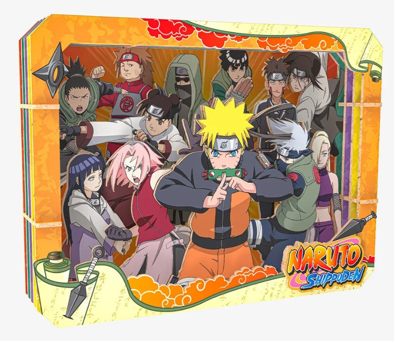 naruto shippuden - quadretto in legno 3d