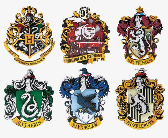 harry potter - magnete da costruire in legno - una casata a sorpresa