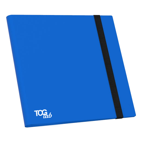 raccoglitore a 12 tasche (480 carte) - blu