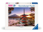 ciliegi in fiore e monte fuji - puzzle 1000 pezzi
