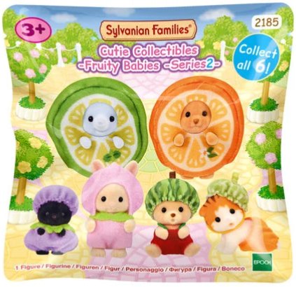 cutie collectibles - serie frutta bebè - 1pz assortito