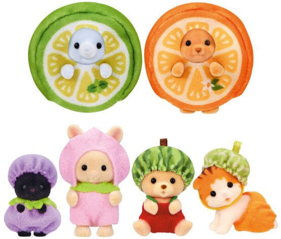 cutie collectibles - serie frutta bebè - 1pz assortito
