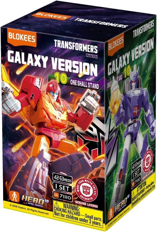 transformers - galaxy version 10 - one shall stand - un modello a sorpresa blind box