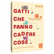gatti che fanno cadere cose