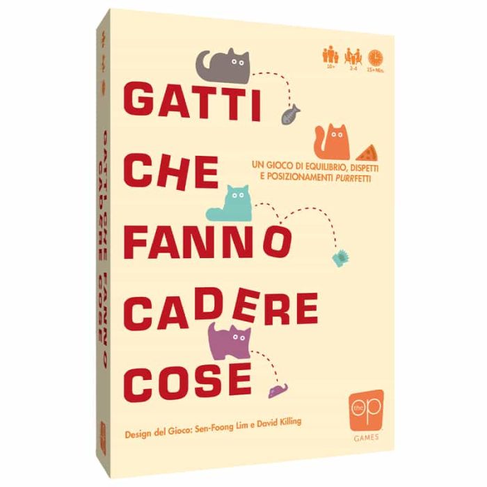 gatti che fanno cadere cose