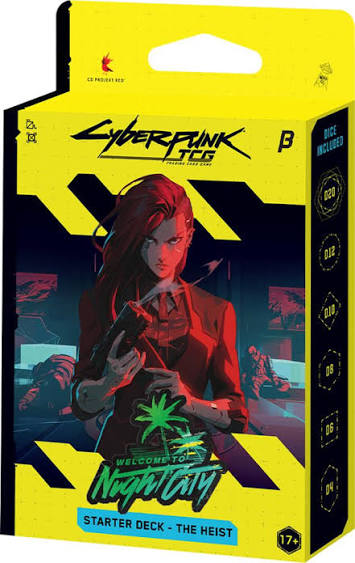 cyberpunk tcg - welcome to night city - starter deck - the heist (eng)