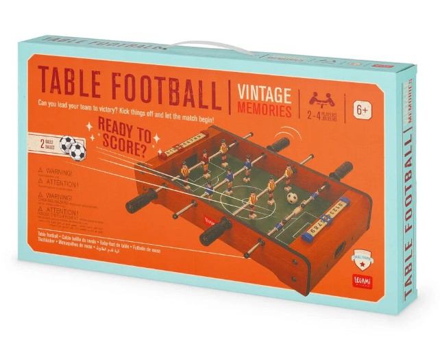 vintage memories - calcio balilla da tavolo