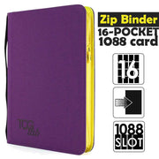 16 pocket xxl - 1088 slot - viola - zip gialla