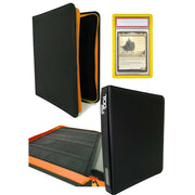 album premium 4-pocket - 32 graded slab - leather black