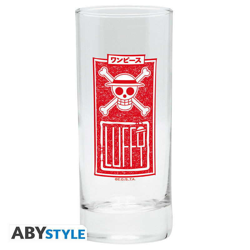 one piece - 3 glass set - skulls