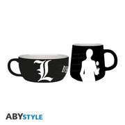 death note - set da colazione - tazza + ciotola - justice
