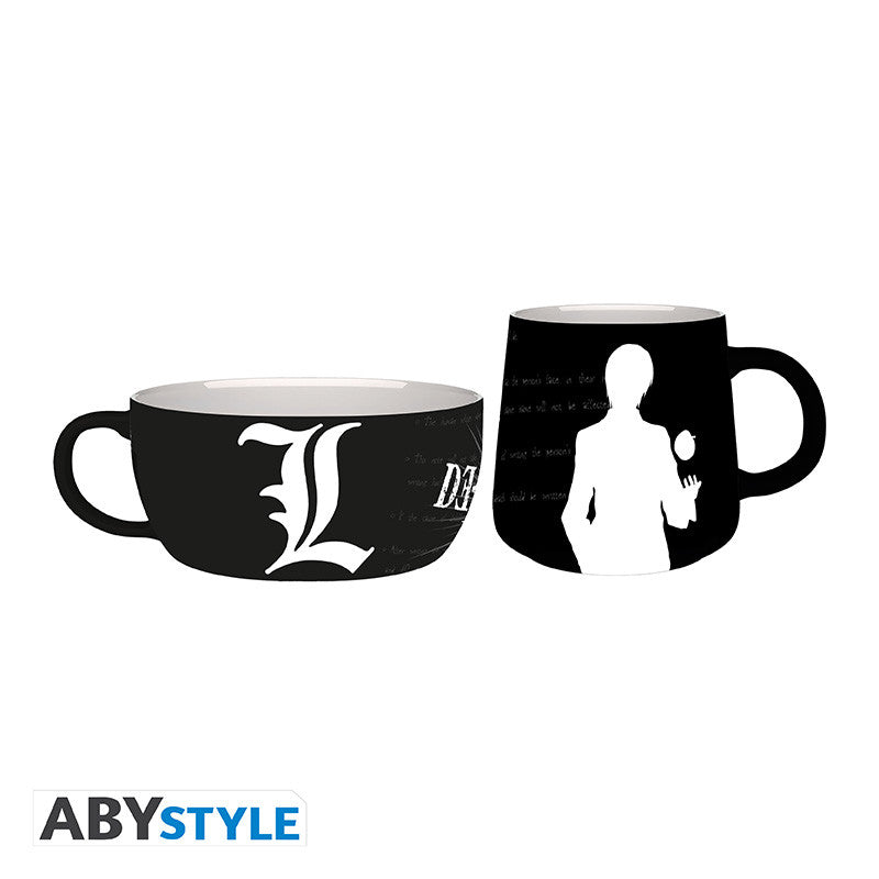 death note - set da colazione - tazza + ciotola - justice
