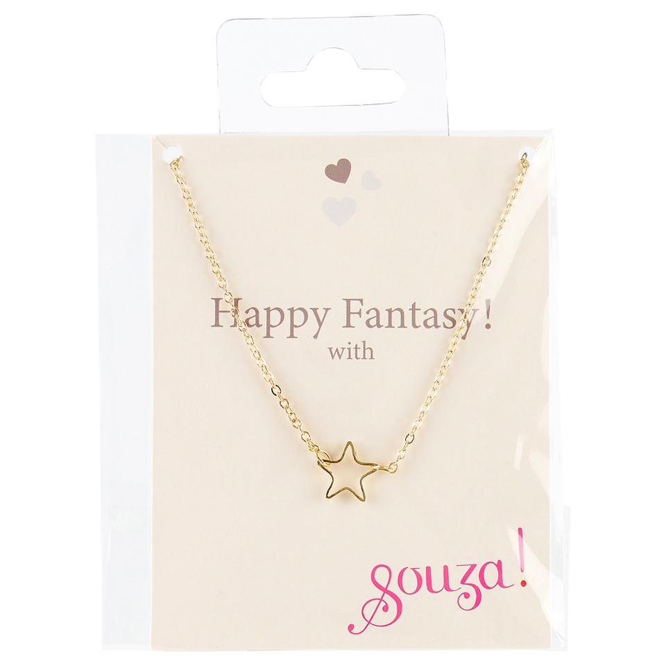 confezione regalo collana  stella dorata