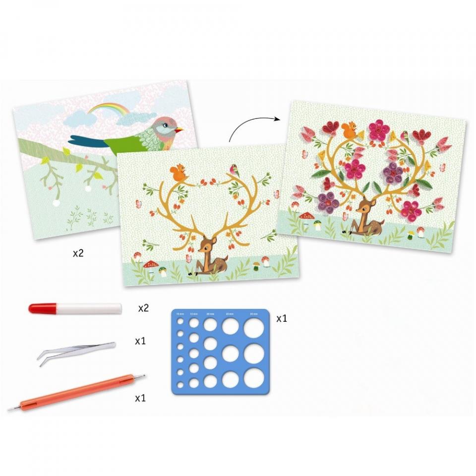decorare con la carta - stagioni a spirale