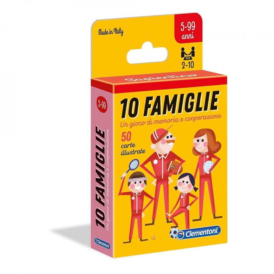 carte gioco sapientino - 10 famiglie