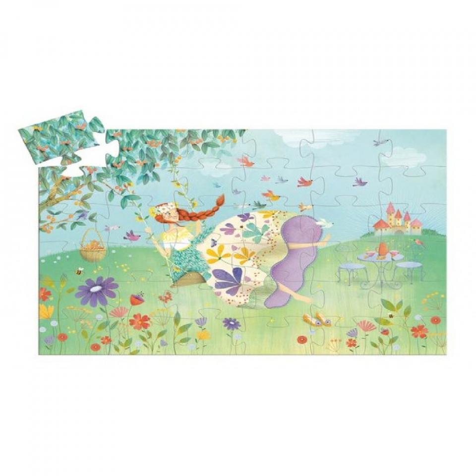 la principessa di primavera - puzzle 36 pezzi silhouette