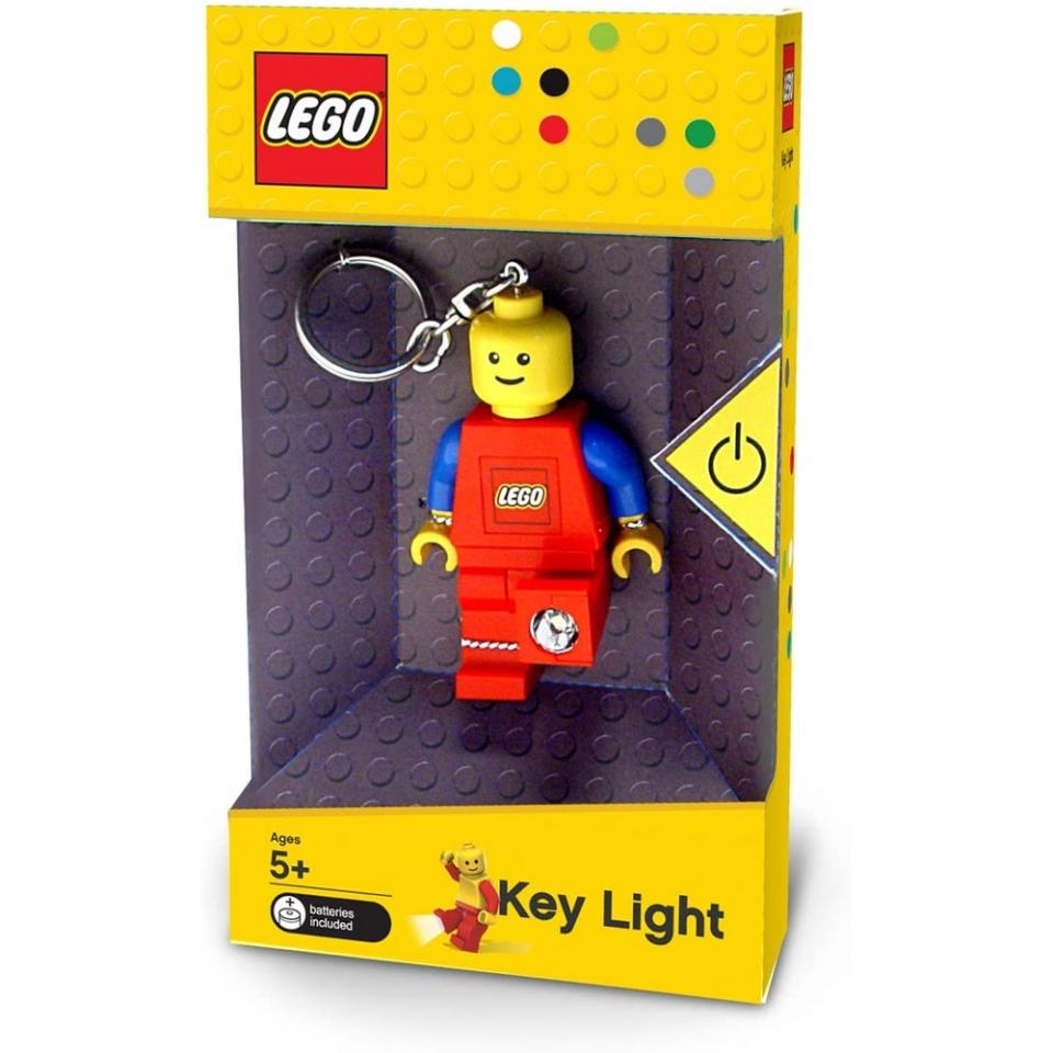 Gadget lgl-ke1 omino classico portachiavi con torcia led