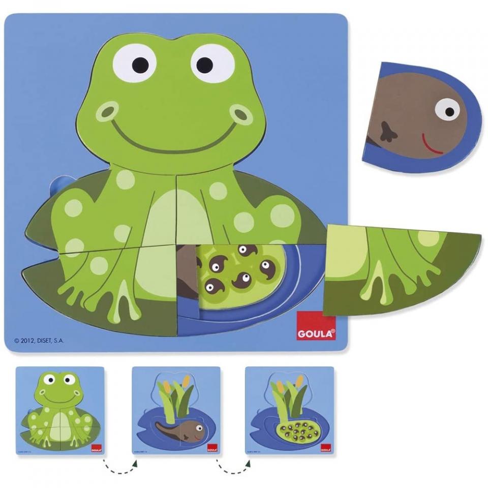 puzzle 3 livelli rana